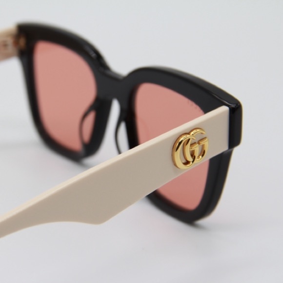 NEW GG0998S 002 WOMEN’S SUNGLASSES GUCCI GG0998S BLACK PINK EYEWEAR GUCCI - Picture 9 of 13